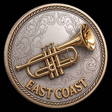 East Coast Swing challenge coin