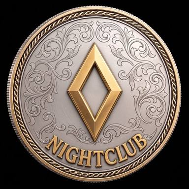 Nightclub Two-Step challenge coin