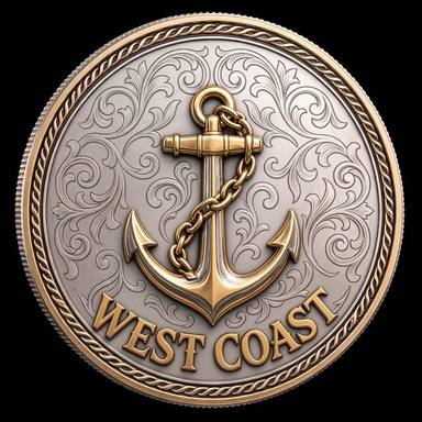 West Coast Swing challenge coin